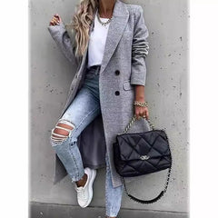 outfit A Large Number of EBay Trench Coat Woolen Printed Women's Coat