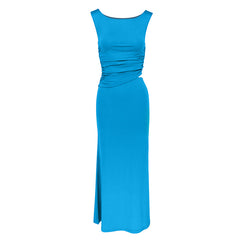 telenovela dress to impress Women's Clothing 2024 Autumn New Popular Sexy Wrapped Chest Split Dress Suit