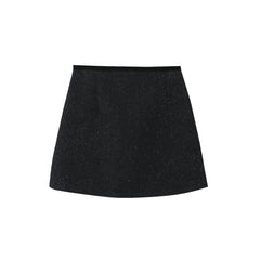 tailgate outfit women New Year Red Shiny Bright Sheath Skirt Women's High Elegant Slimming Skirt Women