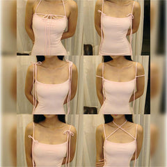 prom dresses Women's Summer Casual Sling Sleeveless Strap Slim Fishtail Length Dress