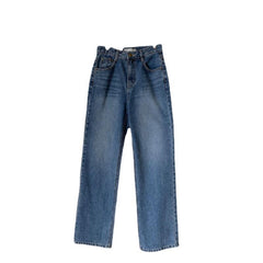 2000s fashion Chic Spring and Autumn New Retro Distressed White Washed High Waist Loose Slimming Straight Trousers Jeans for Women