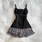 BXOXO Casual Fashion High-end Retro Women's Sleeveless Camisole Tops Punk Cute 2000s Solid Color Streetwear Y2K Short Women Skirt emo