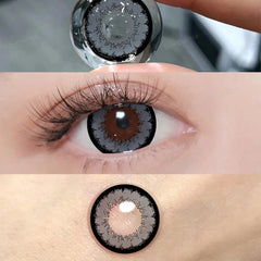 BXOXO 14.5/15mm Colorcon Colored Contact Lenses for Eyes Dark Eye Contact Black Lenses Big Eye Lenses High Quality Lenses