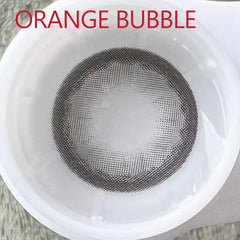 BXOXO 14.50mm Soft Contacts Lenses with Power for Eye Colors Dolly Eyewear Accessories линзы для глаз цветные Orange Bubble