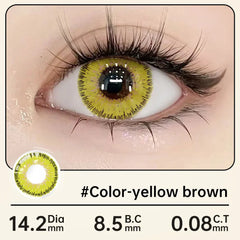 BXOXO -2PCS/1Pair Halloween COSPALY Series Colorful Lenses for Eyes Colored Cosmetic Contact Lenses Crazy Lens for Yearly Use