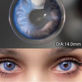 BXOXO 1 Pair Myopia Eyes Colored Lenses with Diopter Comfort Wearing Eyes Contacts Lenses Prescription Yearly Use