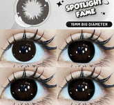 15mm Big Diameter Black Lenses 14.5mm Lenses Colored Contact Lenses for Eyes Big Eye Lenses Natural Look Lenses