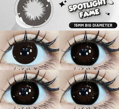 15mm Big Diameter Black Lenses 14.5mm Lenses Colored Contact Lenses for Eyes Big Eye Lenses Natural Look Lenses