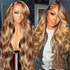 BXOXO Highlight Wig 100% Human Hair 13x6 Hd Lace Frontal Wig Honey Blonde Lace Front Wigs human Hair Body Wave 4x4 5x5 Closure Wig
