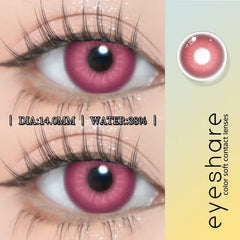 BXOXO 1Pair Cosplay Colored Contact Lenses Blue Colorful Red Contact Eyes Anime Contact Green Lenses Halloween Pink Contacts