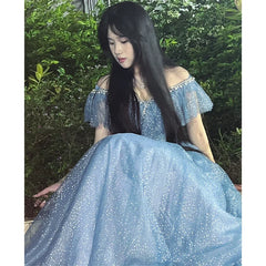 BXOXO Sky Blue Prom Dresses Beaded long Sexy Evening Dresses New Design Party gown Sequines Evening Vestidos