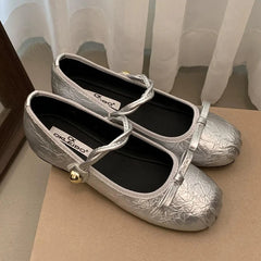 Bxoxo Women Mary Jane Loafers Shoes Flats Dress Bow Sandalias Women Summer 2025 Designer Fashion Sport Shoes Luxury Chaussure Femme