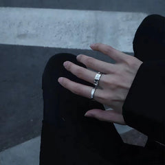 BXOXO Fashion Trendy Exaggerated Ring Punk Simple Style Female Cool Design Finger Creative Women Gold Silver Color Jewelry Gift Hot