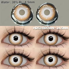 BXOXO 1 Pair Colored Contact Lenses Cosplay Colorful Contact Blue Eyes Contact Anime Red Lenses Halloween white Lenses