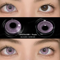 BXOXO 1 Pair Colorcon Korean Lenses Colored Contact Lenses for Eyes Green Eye Lenses Fashion Lenses Brown Contact