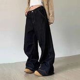 Bxoxo Vintage Wide Leg Jeans Women Y2K Autumn High Waist Streetwear Loose Denim Pants 4Xl Oversized Hip Hop Korean Straight Trousers