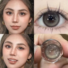BXOXO 1Pair Colour Contacts Lenses Myopia Pink Rose Eye Lenses Beauty Pupil Blue Eyes Brown Lenses Makeup Free Shipping