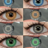 1Pair Colored Contact Lenses for Eyes Fast Delivery Brown Lenses Gray Pupils Lens Green Eye Lenses Blue Eye Lens Yearly