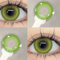 BXOXO 1 Pair Korean Lenses Popular Color Contact Lenses With Prescription Myopia Lenses Korean Lenses Pink Lenses