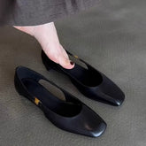 Bxoxo French Vintage Mary Jane Flat Shoes Women Summer New Style Side Open Toe Slippers Low Heel Comfortable Synthetic Casual Shoes