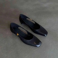 Bxoxo French Vintage Mary Jane Flat Shoes Women Summer New Style Side Open Toe Slippers Low Heel Comfortable Synthetic Casual Shoes