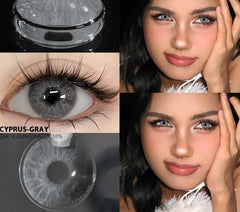 BXOXO 1 Pair New Natural Colored Contact Lenses for Eyes Fashion Blue Eye Lenses Brown Lenses Yearly Lenses Green Eye Lenses