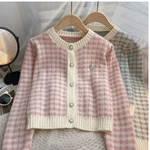 Bxoxo Women's Korean Fashion New Korean Long-sleeved Knit Sweater Cardigans Outwear Coat