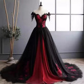 BXOXO Burgundy Lace Sweetheart Prom Evening Dresses A-Line Lace up back Backless Party gown
