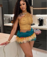 BXOXO Summer Women Sexy Golden Scales Tanks Girl Single Shoulder Bling All-match Party Club Crop Tops Miss Solid Vest