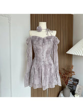 Bxoxo Women A-line Luxury Dress Elegant Long Sleeve Mini Evening Dress Harajuku Vintage 90s Y2k One Piece Frocks 2000s Clothes Autumn