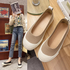 BXOXO Shallow Mouth Casual Woman Shoe Slip-on Round Toe Female Footwear Loafers With Fur Soft New Slip On Summer Moccasin Dress Leisur