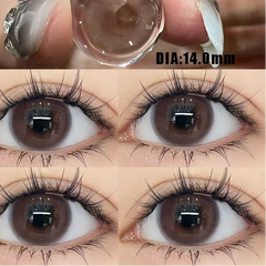 BXOXO 1 Pair Natural Color Contact Lenses for Eyes with Myopia Diopter High Quality Eyes Color Lens Makeup Yearly Fast Shipping