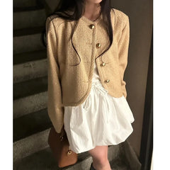 Bxoxo Chic Spring ort Pumpkin Skirt Gathered Waist Tie Belted Skirt Pants Spring Faion Ladies' f Skirt Polyester Fiber