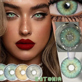 BXOXO 1 Pair Colorful Contact Lenses for Eyes Fashion Blue Eye Lenses Green Lenses Gray Eye Contacts Yearly Lens Eye Contact