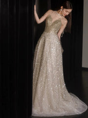 BXOXO Halter Sequins Celebrity Dress Tassel A-line Saudi Arabic Sparkle Detachable Trailing Quinceanera Bride Woman Dance Formal Gown