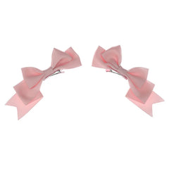 BXOXO Kawaii Handmade Bow Hairclip Anime Lolita Hairpin Cosplay Headdress JK Uniform Hair Accessory Xmas Gifts