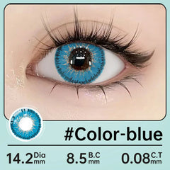 BXOXO -2PCS/1Pair Halloween COSPALY Series Colorful Lenses for Eyes Colored Cosmetic Contact Lenses Crazy Lens for Yearly Use