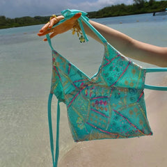 BXOXO Women Y2k Glitter Sequin Cami Top Spaghetti Strap Backless Sparkle Camisole Sexy V Neck Crop Tank Top Party Clubwear