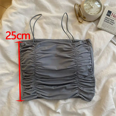 Bxoxo Women Crop Tops Sexy Tank Top For Lady Summer Tube Tops With Cups Female Underwear Lingerie Woman Clothing Girls Camisole Vest