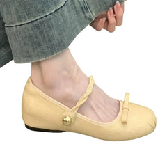 Bxoxo Women Mary Jane Loafers Shoes Flats Dress Bow Sandalias Women Summer 2025 Designer Fashion Sport Shoes Luxury Chaussure Femme