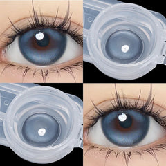 BXOXO 10Pcs 5 Pair Natural Color Contact Lenses for Eyes with Myopia 1 Day Disposable Colored Pupils Blue Eyes Colored Lenses