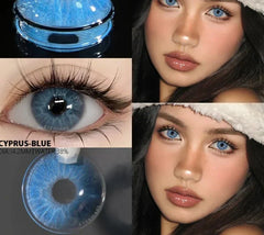 BXOXO 1 Pair New Natural Colored Contact Lenses for Eyes Fashion Blue Eye Lenses Brown Lenses Yearly Lenses Green Eye Lenses