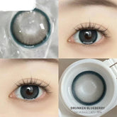 BXOXO -1 Pair Yearly Use Blue Natural Contact Lenses for Eyes Beauty Color Spectacle Lens Comestic Pupil Color Lens Eyes 14.5mm