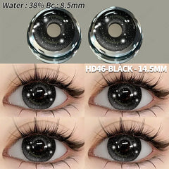 BXOXO 1 Pair Colored Contact Lenses Cosplay Colorful Contact Blue Eyes Contact Anime Red Lenses Halloween white Lenses