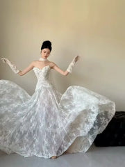 BXOXO Sexy Spaghetti Strapless Dresses Sequin Homecoming Mermaid Backless Slim Party Celebrity Prom Dress