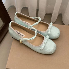 Bxoxo Women Mary Jane Loafers Shoes Flats Dress Bow Sandalias Women Summer 2025 Designer Fashion Sport Shoes Luxury Chaussure Femme