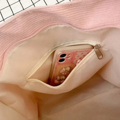 BXOXO Girls Cute Star Print Shoulder Bags Women Japanese Casual Fashion Crossbody Bag Y2k Streetwear Tote Bags for College Student