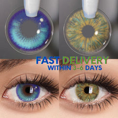 BXOXO 1 Pair Colored Contact Lenses Natural Look Brown Lenses Beauty Gray Lense Blue Lenses Fast Delivery Green Eye Lenses