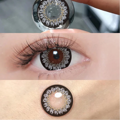 BXOXO 14.5/15mm Colorcon Colored Contact Lenses for Eyes Dark Eye Contact Black Lenses Big Eye Lenses High Quality Lenses