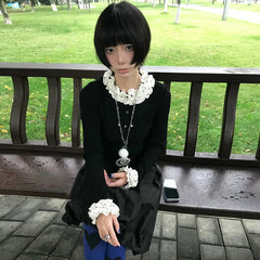 BXOXO Harajuku Sweater Women Slim Patchwork Y2k Fairycore Sweet Cardigan Winter Knit Sweater Coats Aesthetic Japanese 2000s